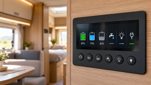 Motorhome control panel